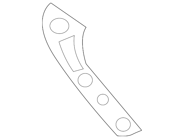6515A208 Деталь SPOILER GASKET, RIGHT