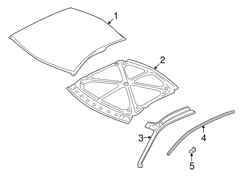 GT-R EXTERIOR TRIM - ROOF