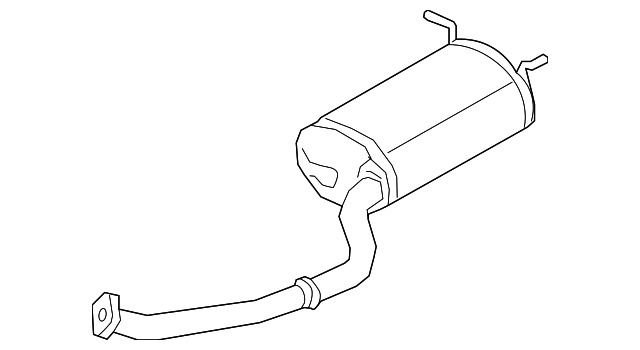 18307-T7X-305 Деталь MUFFLER, EX. (COO)