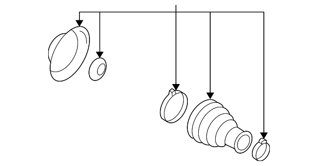 8K0-598-201 Деталь INNER BOOT, RIGHT