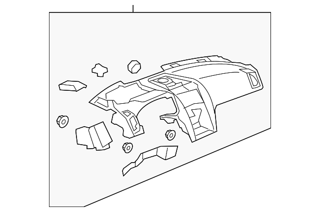 20980396 Деталь UPPER DASH PANEL