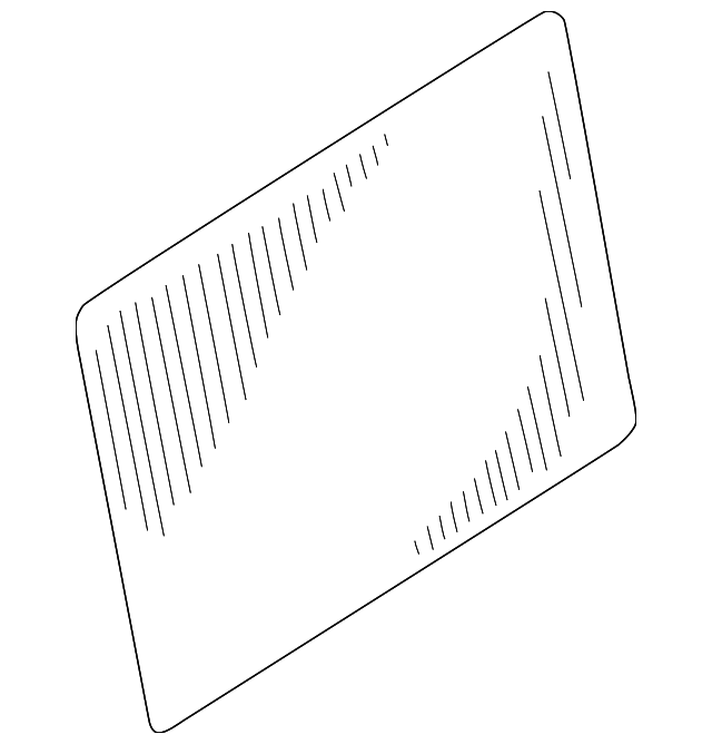 463-740-06-57 Деталь DOOR GLASS