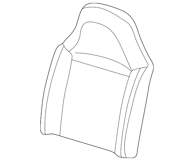 1F218813127 Деталь SEAT BACK COVER, RIGHT