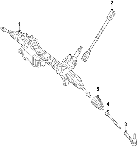 GL350 STEERING GEAR & LINKAGE 2