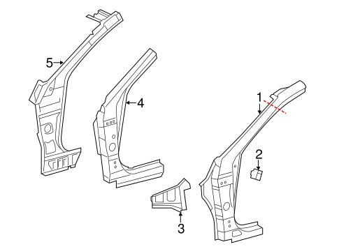 ES350 HINGE PILLAR