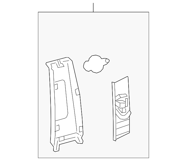 62410-06230-A0 Деталь UPR CTR PLR TRIM, RIGHT