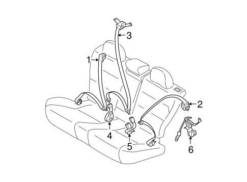 Outback REAR SEAT BELTS