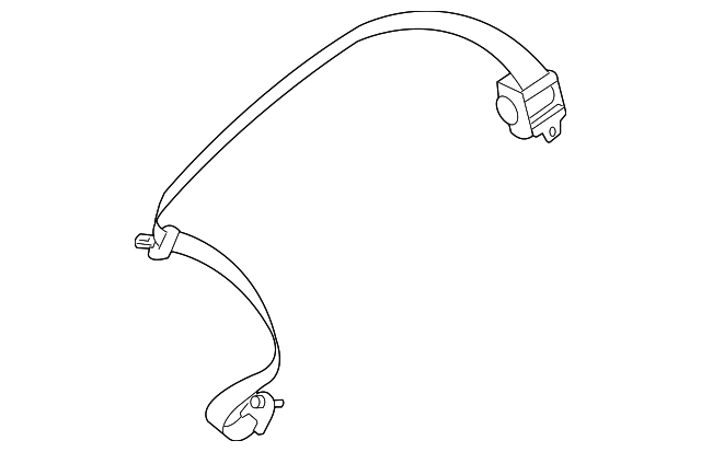 64661AG11AJC Деталь OUTER BELT ASSY, LEFT