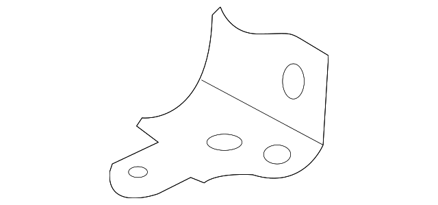 64128-CD000 Деталь RADIATOR SUPPORT UPPER SUPPORT, RIGHT