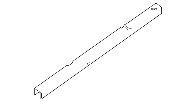 6614082Z00 Деталь REAR CROSS SILL