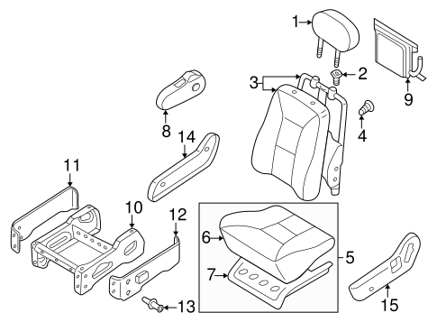 Quest FRONT SEAT COMPONENTS 2