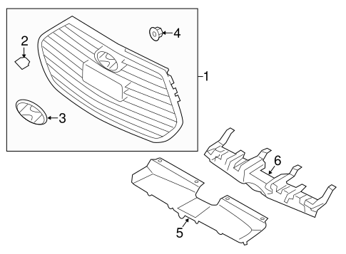 Veloster GRILLE & COMPONENTS