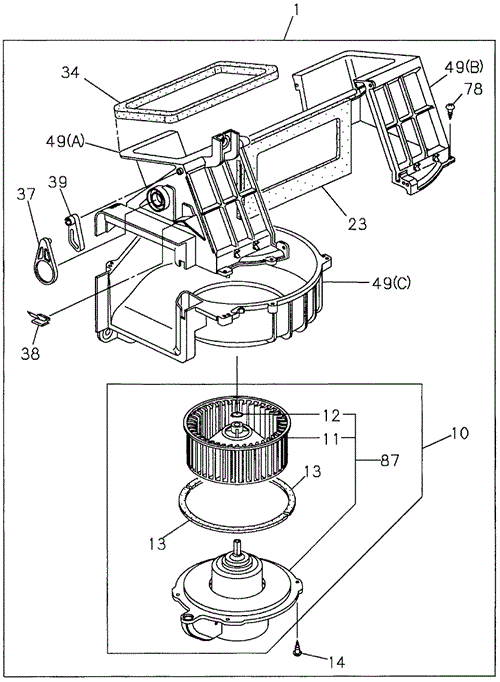SLX HEATER BLOWER