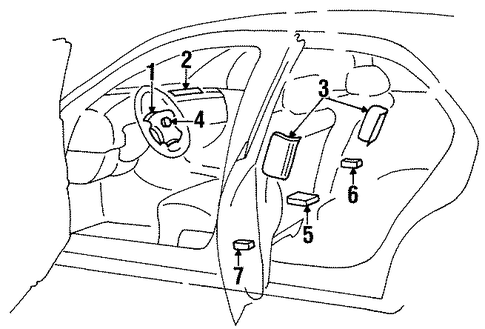 Maxima AIR BAG COMPONENTS