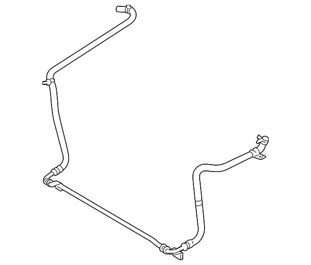 7B0-422-093-E Деталь POWER STEERING COOLER TUBE