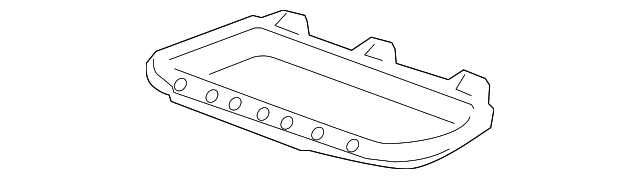 77251-STX-A01ZA Деталь TRAY, CENTER *NH167L* (GRAPHITE BLACK)