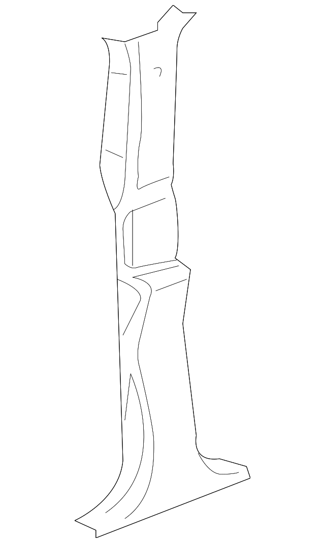 15233380 Деталь CENTER PILLAR, RIGHT