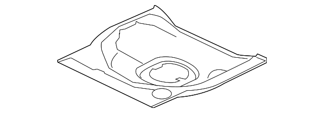 5251A837 Деталь REAR FLOOR PAN