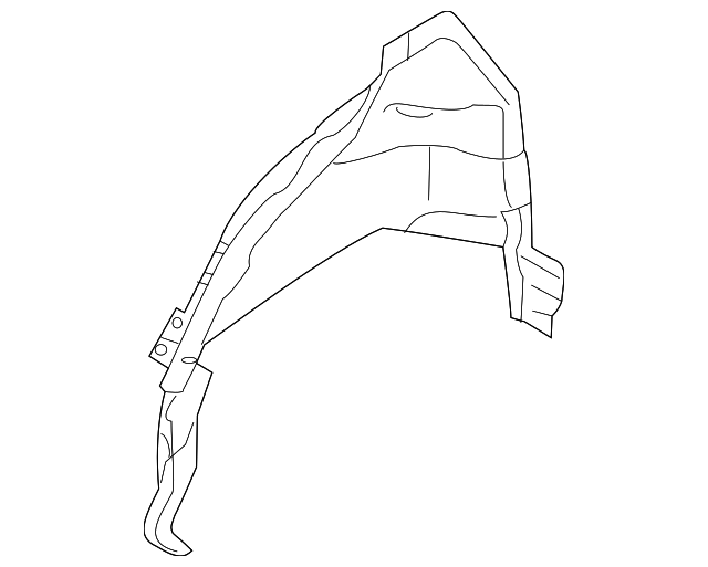 6341054LA0 Деталь INNER WHEELHOUSE, RIGHT