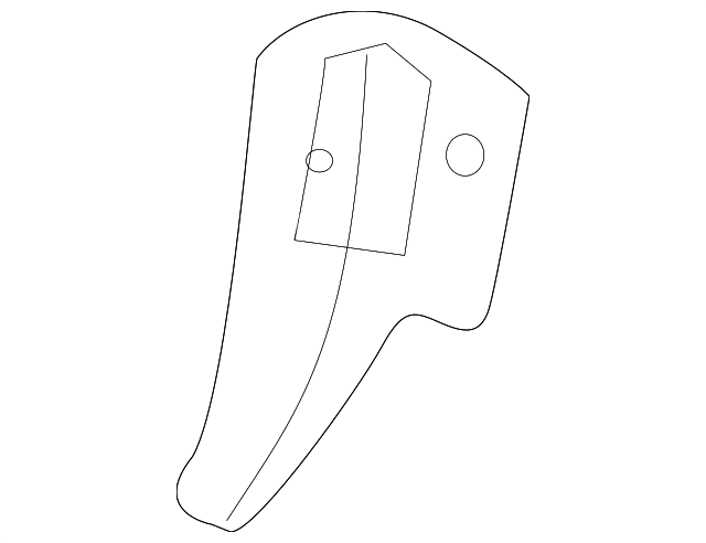 6374054LB0 Деталь STRIKER REINF, LEFT