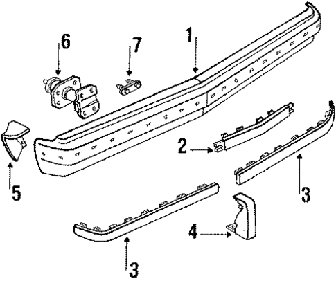 Chevette REAR BUMPER 2