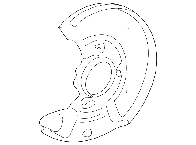 47781-52010 Деталь SPLASH SHIELD, RIGHT