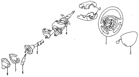 Millenia STEERING COLUMN