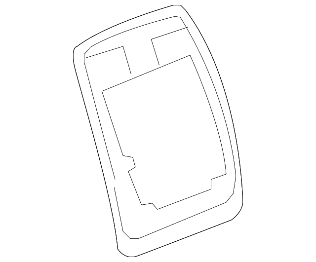 20845940 Деталь SEAT BACK PANEL, RIGHT