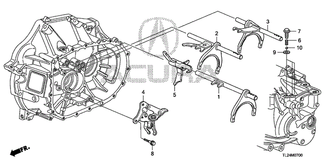 TSX SEDAN MT SHIFT FORK