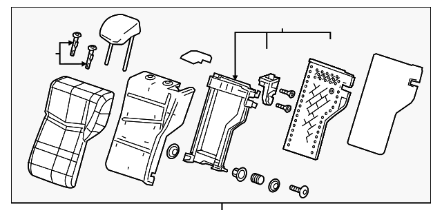 23258341 SEAT BACK ASSY