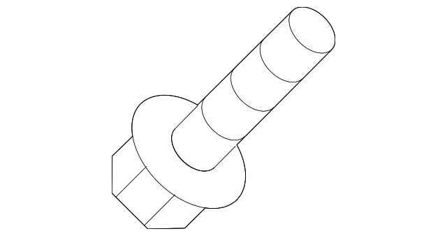 90105-06333 Деталь SIDE SPOILER BOLT, LEFT