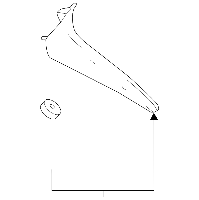 76088-0E020 Деталь SIDE SPOILER, LEFT