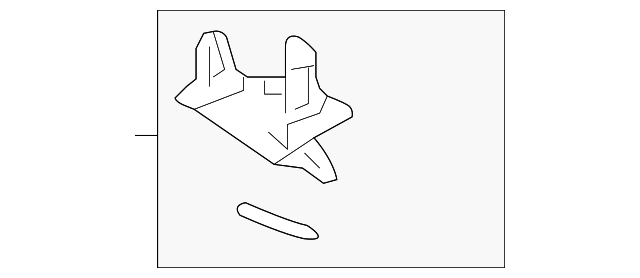 76894-0E020 Деталь SPOILER ASSY COVER, LEFT