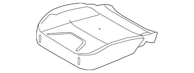 CJ5Z-78632A23-B Деталь SEAT CUSHION PAD, LEFT