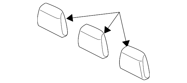 1RH41DK2AA Деталь HEADREST, LEFT