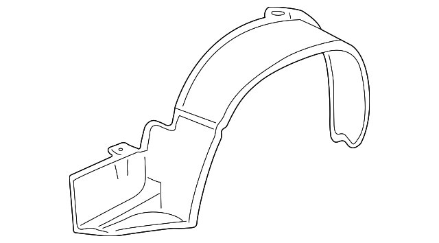 15214873 Деталь FENDER LINER, RIGHT