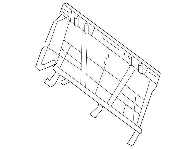 88601-ET00A Деталь SEAT BACK FRAME
