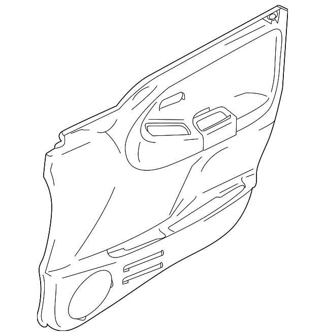 30022618 Деталь DOOR TRIM PANEL, RIGHT