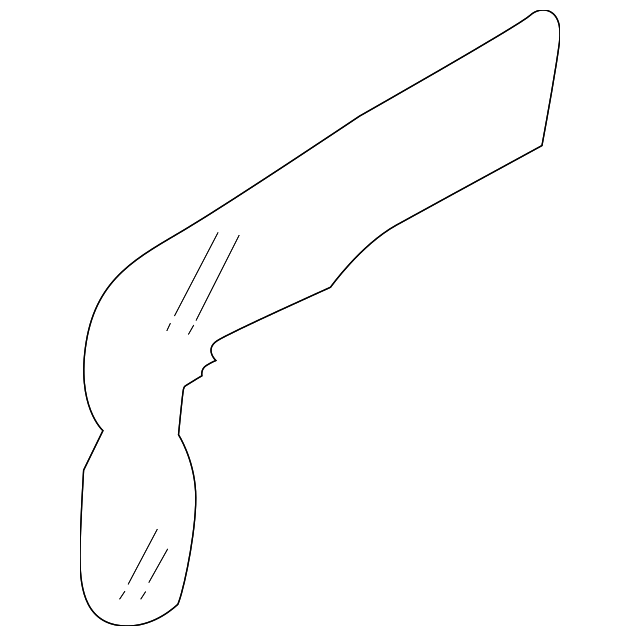 30022412 Деталь WATER DEFLECTOR, RIGHT
