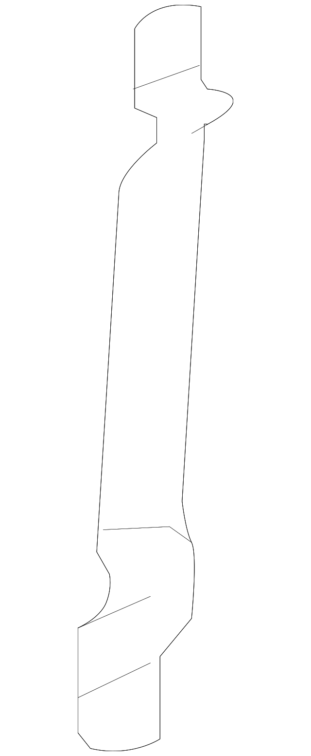 25729077 Деталь APPLIQUE SIDE BRACKET, LEFT