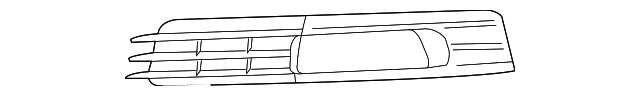 4F0-807-681-P-01C Деталь OUTER GRILLE, LEFT