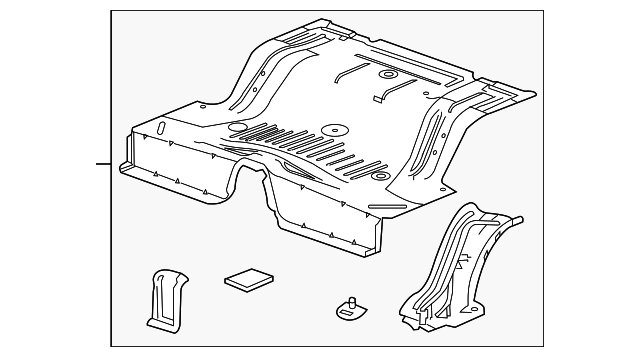 22818754 Деталь CENTER FLOOR PAN