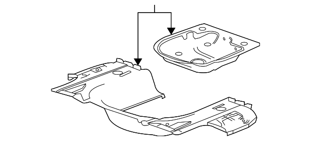 22782450 Деталь REAR FLOOR PAN