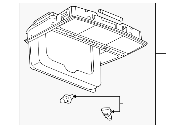 GS4E-69-970D-75 Деталь OVERHEAD CONSOLE