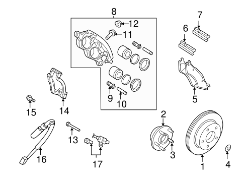 Ram 1500 BRAKE COMPONENTS