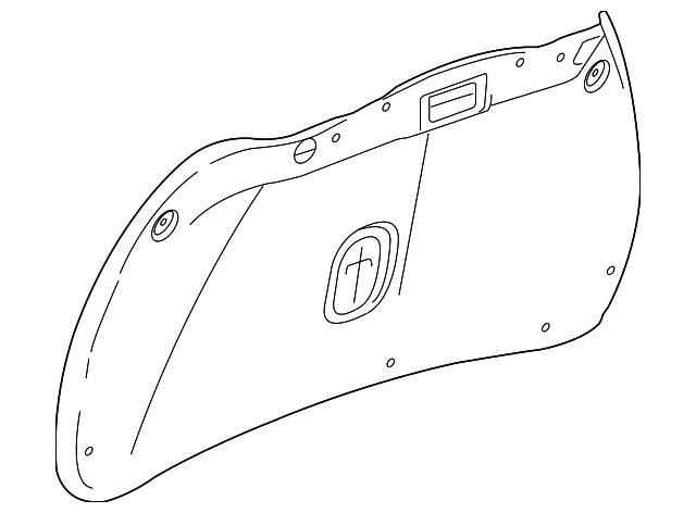 22835057 Деталь TRUNK LID TRIM