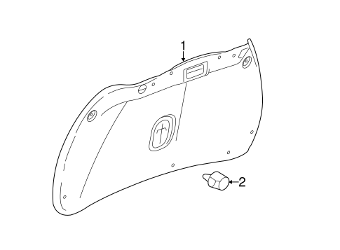 Camaro INTERIOR TRIM - TRUNK 2