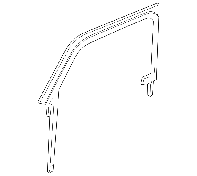 4E4-839-630-E Деталь WINDOW FRAME, RIGHT