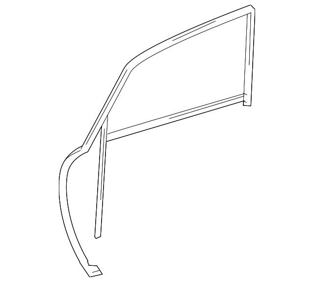 4E4-839-439-E Деталь WINDOW GUIDE, LEFT