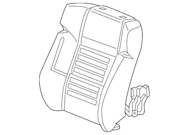81127-TL2-A01 Деталь PAD, R. FR. SEAT-BACK (WITH OPDS SENSOR)